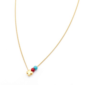 Necklace "Little Cross Mini Mini G CH"
