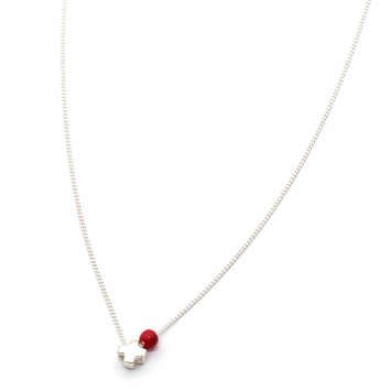 Necklace "Little Cross Mini Mini CH"