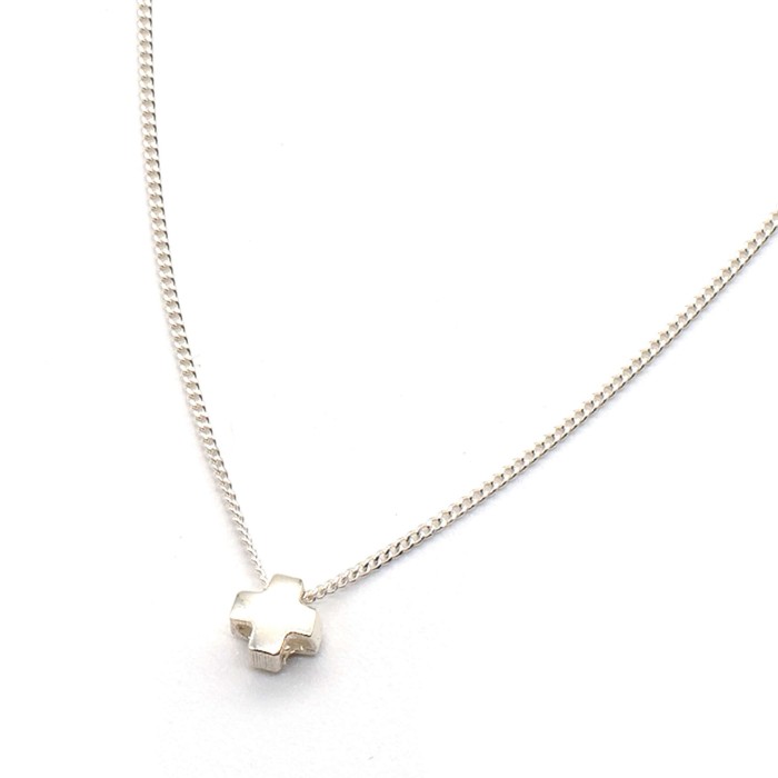 Necklace "Little Cross Mini Mini CH"