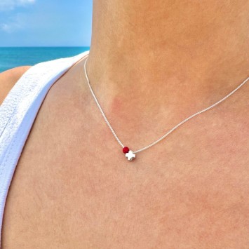 Necklace "Little Cross Mini Mini CH"