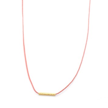 Necklace "Minimal Little Bar Ζ G"