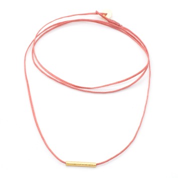 Necklace "Minimal Little Bar Ζ G"