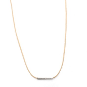 Necklace "Minimal Little Bar Ζ"