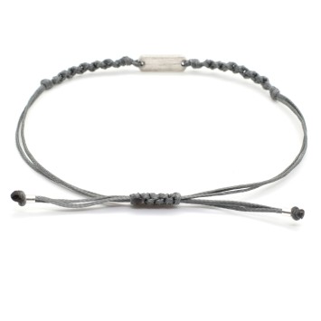 Bracelet "Eimai edo" 1/2K