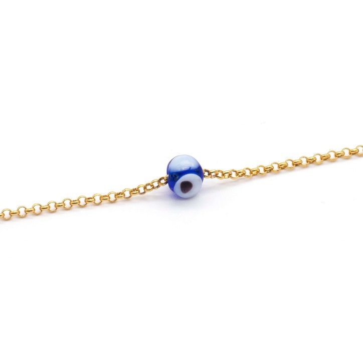 Bracelet "Minimal Evil Eye G X CH"