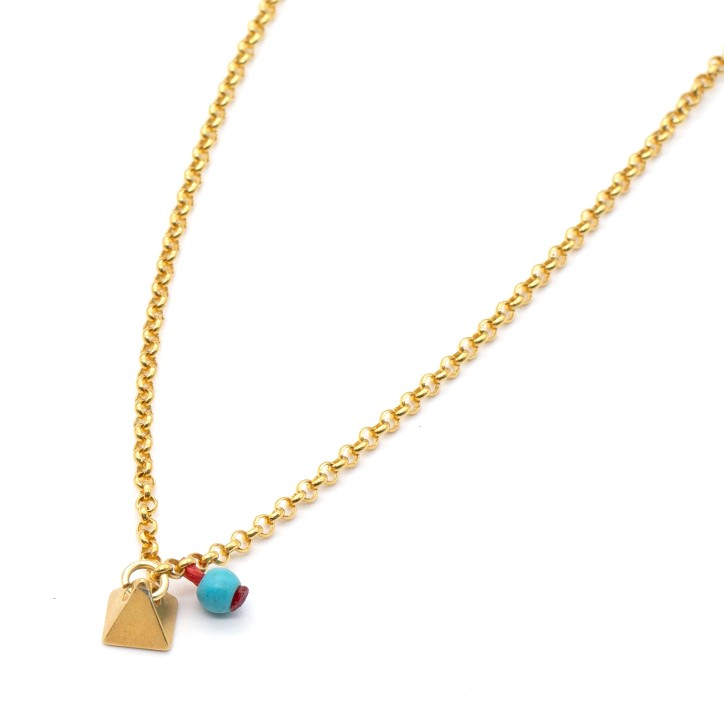 Necklace "Minimal Pyramis G X CH"
