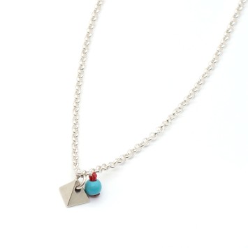Necklace "Minimal Pyramis X CH"
