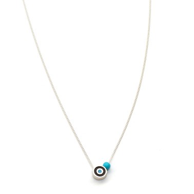 Necklace "Minimal Little Evil Eye S CH"