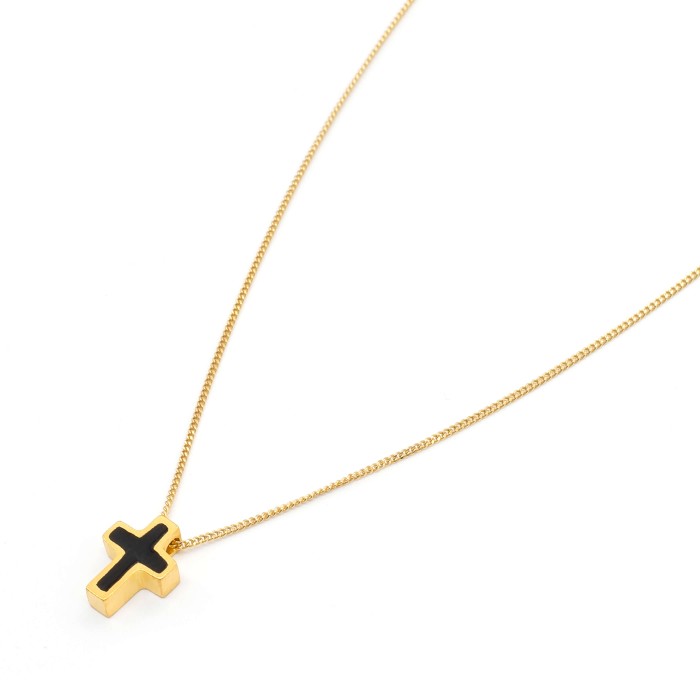 Necklace "Minimal Moments Cross AL G"