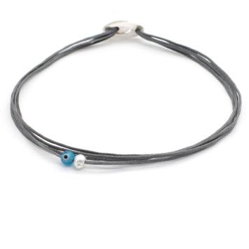 Bracelet "Little Evil eye Little Pearl"