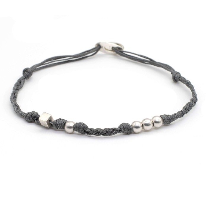 Bracelet "Dots and Cube"