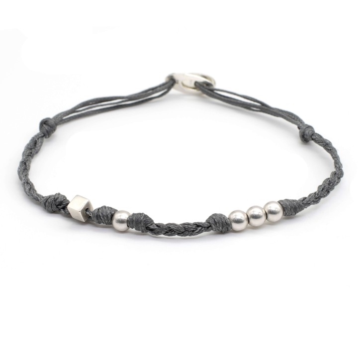 Bracelet "Dots and Cube"