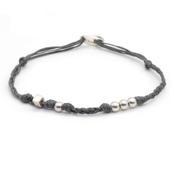 Bracelet "Dots and Cube"