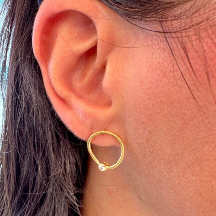 Earrings "Life Moment G" - Studs