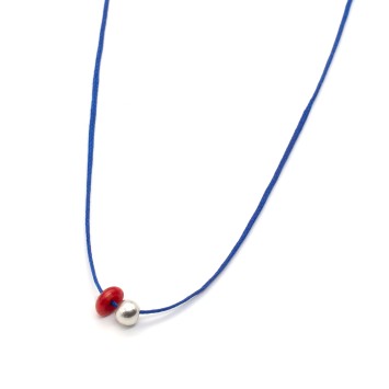 Necklace "Minimal Little Ball"
