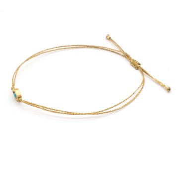 Bracelet "Minimal Little Evil Eye G"