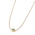 Necklace "Minimal Little Evil Eye G"