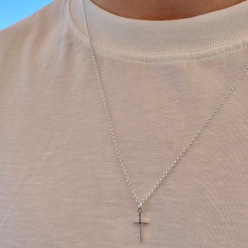 Necklace "Cross Old School".