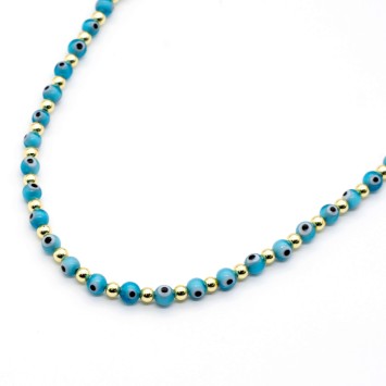 Necklace "Nice Try, Evil Eye G"