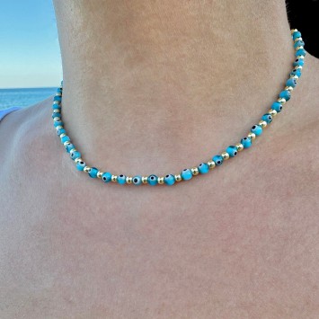 Necklace "Nice Try, Evil Eye G"