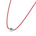 Necklace "Minimal Little Evil Eye"