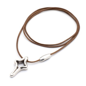 Necklace "Untamed Cross"