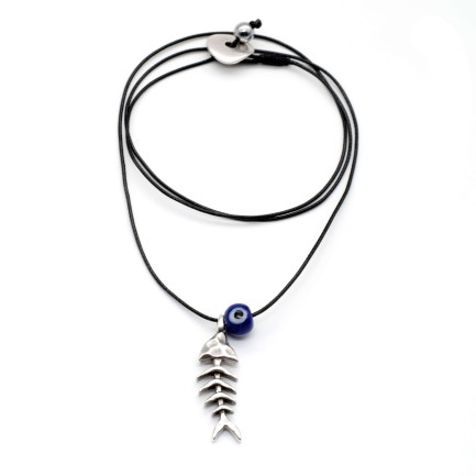 Necklace "Fishbone Eye"