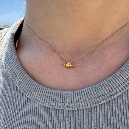 Necklace "My Little Boat G CH"