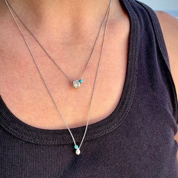 Necklace "Minimal Little Drop CH"