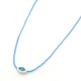 Necklace "Minimal Little Evil Eye"