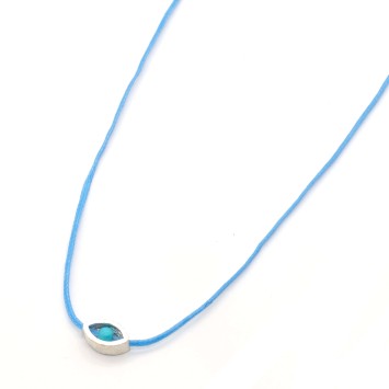 Necklace "Minimal Little Evil Eye"