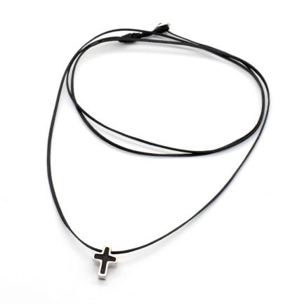 Necklace "Minimal Moments Cross"