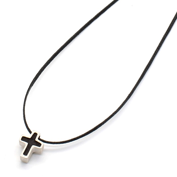 Necklace "Minimal Moments Cross"