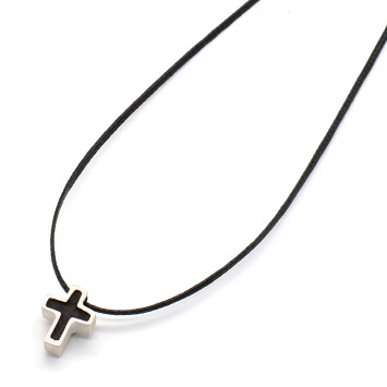 Necklace "Minimal Moments Cross"