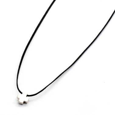 Necklace "Cross Status"