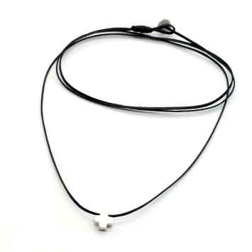 Necklace "Cross Status"