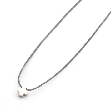 Necklace "Cross Status"
