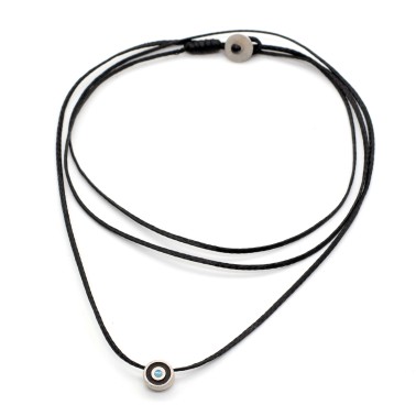 Necklace "Minimal Little Evil Eye S"