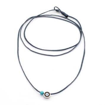 Necklace "Minimal Little Evil Eye S"