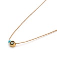 Necklace "Minimal Little Evil Eye S G"