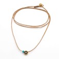 Necklace "Minimal Little Evil Eye S G"