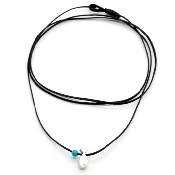 Necklace "Minimal Fish S"