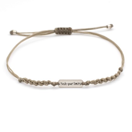 Bracelet "Push your limits" 1/2K