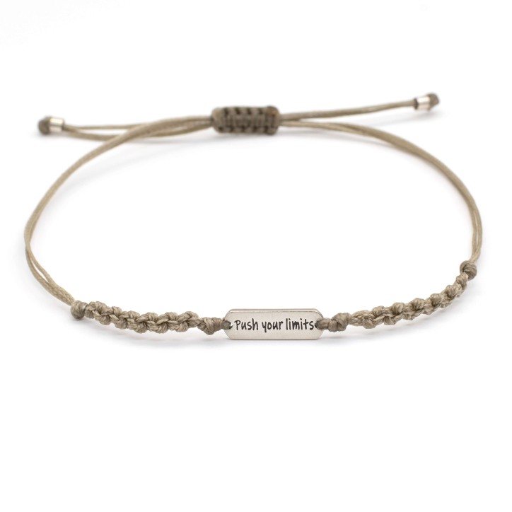 Bracelet "Push your limits" 1/2K