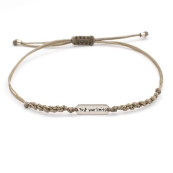 Bracelet "Push your limits" 1/2K