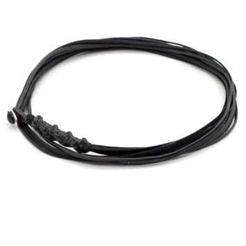 Anklet "Round Me Up - Black Line"