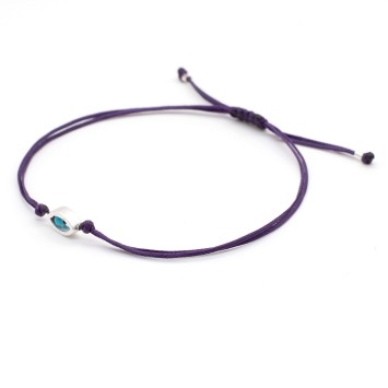 Bracelet "Minimal Little Evil Eye"