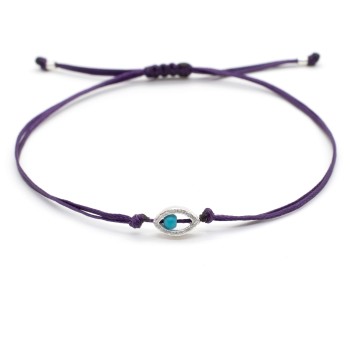 Bracelet "Minimal Little Evil Eye"