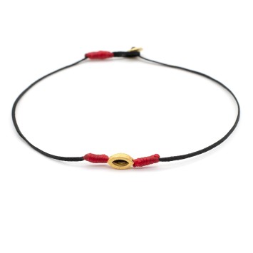Bracelet "Minimal Little Evil Eye S G"