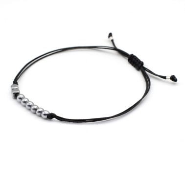 Bracelet "Lucky Charm 26 Hematite SIL"